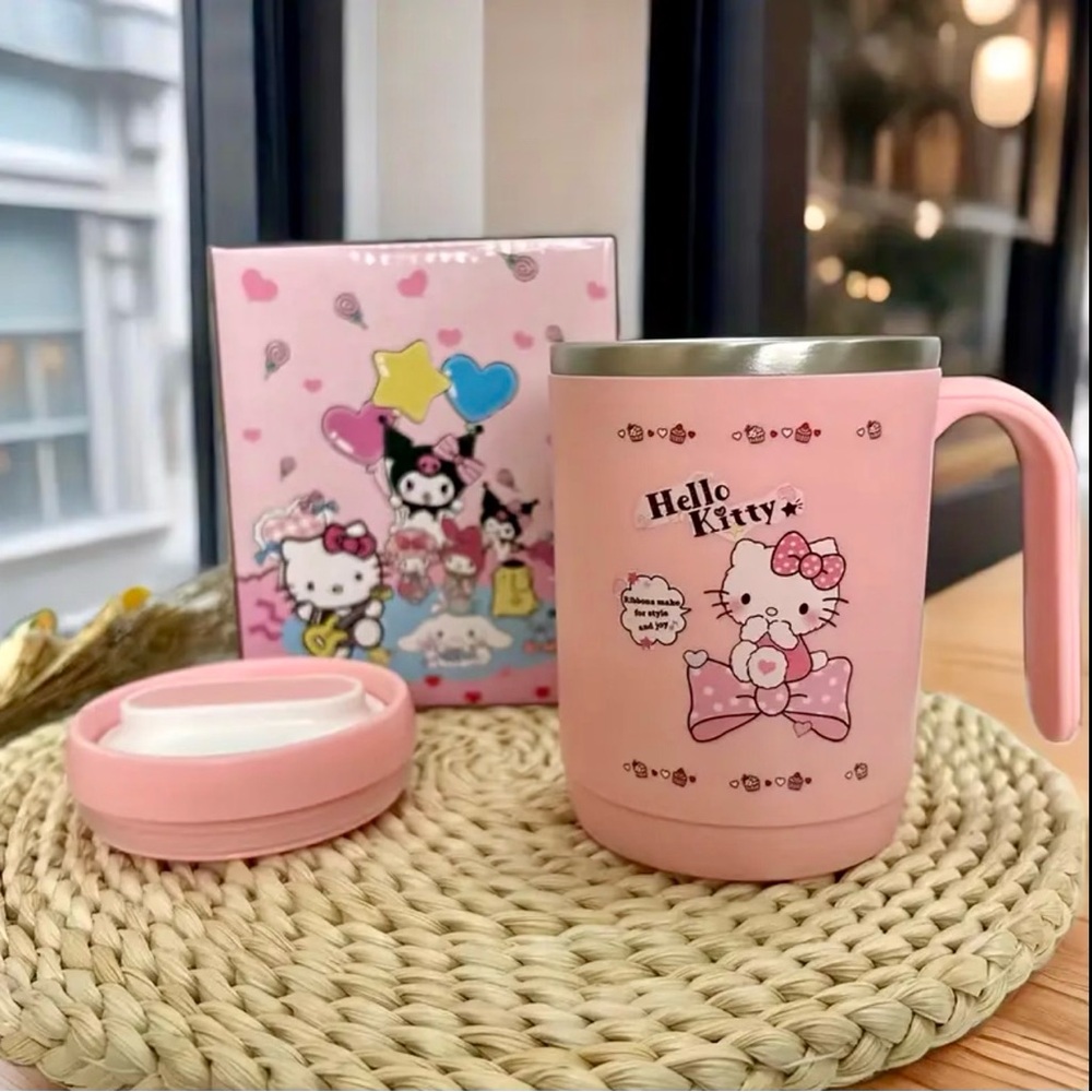 Hello Kitty Stainless Steel Coffee Cup